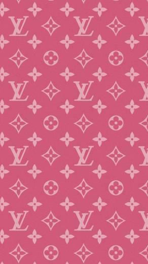 Louis Vuitton Pink In Monogram Wallpaper