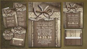 Wedding Invitation For Your Rustic Themed Big Day Check Wallpaper