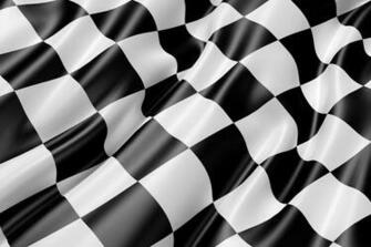 Race Track Flag Black And Image On