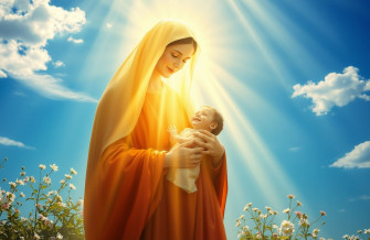 Jesus Christ Mother Mary Wallpaper