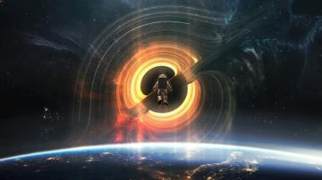 4k Black Hole Wallpaper Background Image
