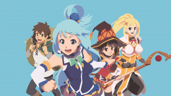 Beautiful Konosuba 4k In Vector Art Wallpaper