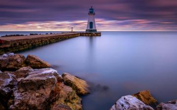 Port Dalhousie St Catharines Lighthouse HD Wallpaper
