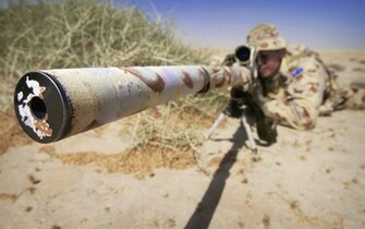 Sniper Wallpaper Desert HD