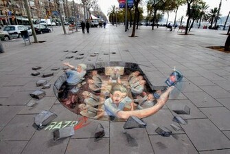 3d Street Art Walpapers Full HD Wallpaper