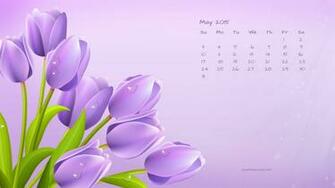 May Calendar Wallpaper HD Happy Holidays