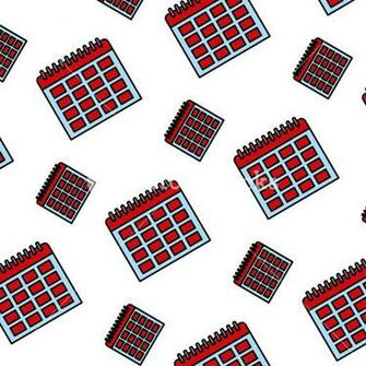 Color Organizer Calendar To Important Event Background Vector