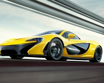 Mclaren P1 Gelbe Supercar Hintergrundbilder