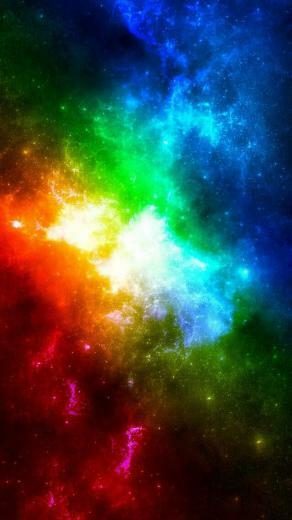 Looks Like The Rainbow Had A Explosion In Outer Space And Made