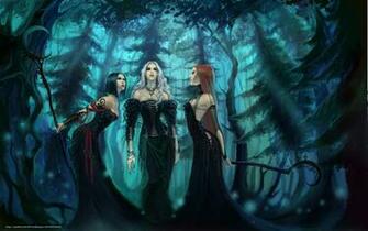Wallpaper Fantasy Witch 3d Desktop In The