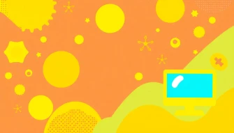 Yellow Y2k Wallpaper