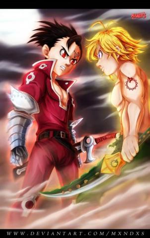 Nanatsu No Taizai Meliodas Vs Zeldris By Mxndxs Seven