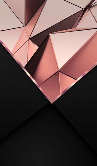 Rose Gold And Black Wallpaper