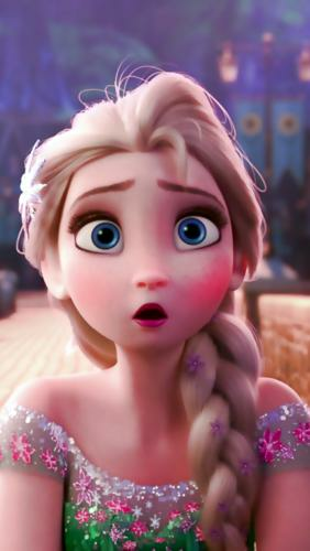 Frozen Fever Elsa Phone Wallpaper The Snow Queen Photo