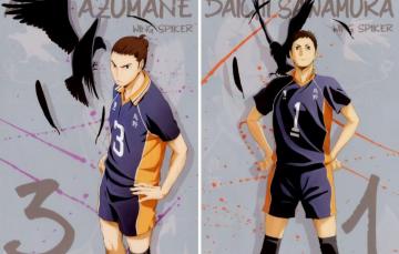 Wallpaper Feathers Captain Crows Guys Sports Uniforms Haikyuu