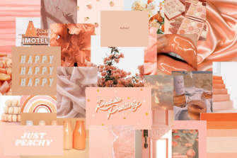 Peach Vibes Wallpaper