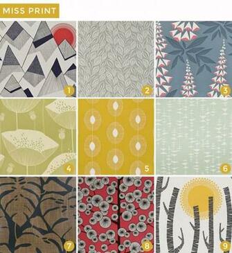 Anyone Who Has A Wallpaper Print With Vintage Midcentury Modern Chair