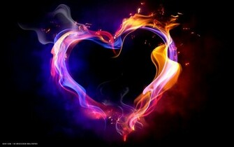 Colorful Hearts And Shapes Wallpaper Wide HD