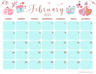 Calendar Printable February Wallpaper