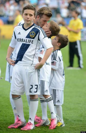 Brooklyn Beckham Pictures Football