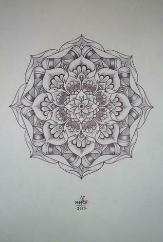 Flower Mandala By Shitshyle