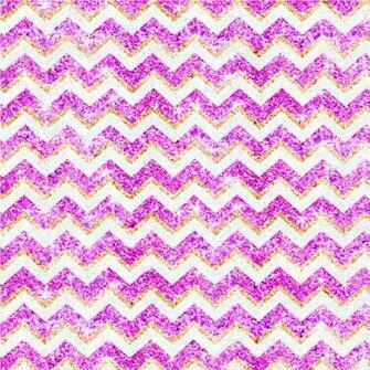 Chevron Pattern Girly Gold Purple Pink Glitter Photo Art Print By