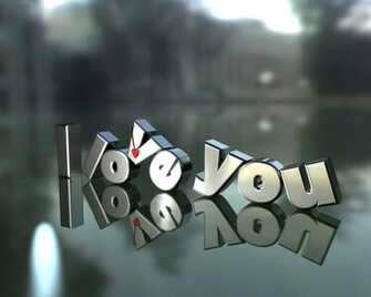 3d I Love U Wallpaper HD Jpg