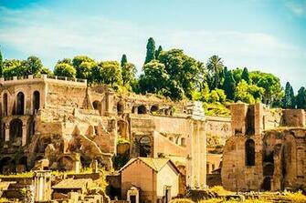 Roman Ruins Wall Mural Rome Wallpaper Wallpaperink Co Uk