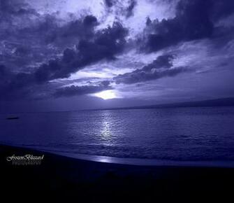 Purple Beach Wallpaper