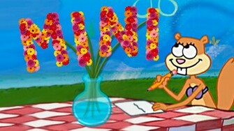 Spongebob Squarepants Flower Background