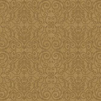 Metallic Gold Tuscan Fine Scroll Wallpaper Wall Sticker