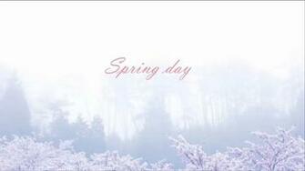 Bts Spring Day Wallpaper HD Background Itl Cat