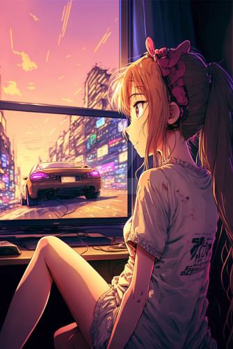 Urban Anime Girl By Waifus Maker