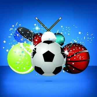 Sports Ball Vector Background Art Over Millions Vectors Stock