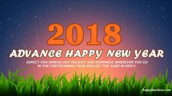 Advance Happy New Year Wallpaper Image Wishes Quotes