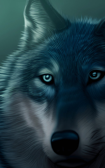 Wolf Aesthetic Wallpaper