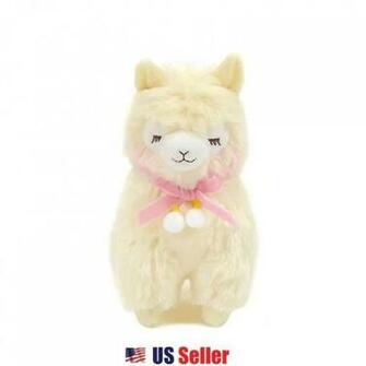 Alpacasso Velvet Ribbon Llama Alphaca Plush Doll Collection