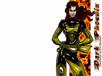 Dark Phoenix Wallpaper By Ericborc