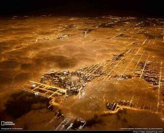 Aerial Of Chicago By Night Beauty However Defined