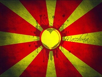 Macedonian Love Flag Wallpaper Macedonia World In Jpg