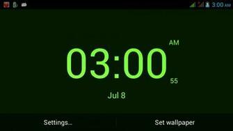 Digital Clock Live Wallpaper Is Configurable That