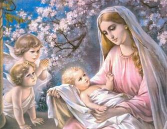 Wallpaper Virgin Mary