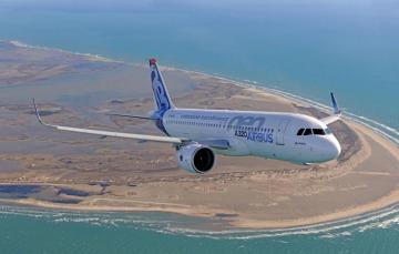 Wallpaper Sea Shore Airbus Airliner A320