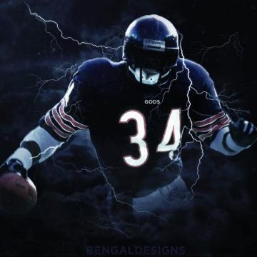 Walter Payton Wallpaper By Bengaldesigns