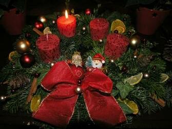 Red Advent Wallpaper HD Background Image Pictures