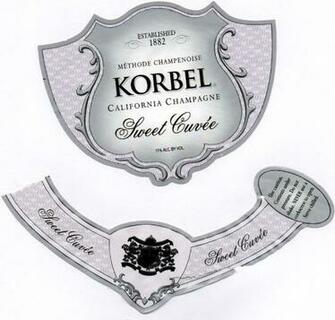 Korbel Champagne Label Hf