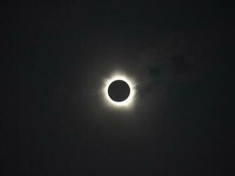 Total Solar Eclipse Of Space Wallpaper