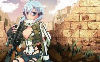 Sinon Gun Gale Anime 7m Wallpaper HD