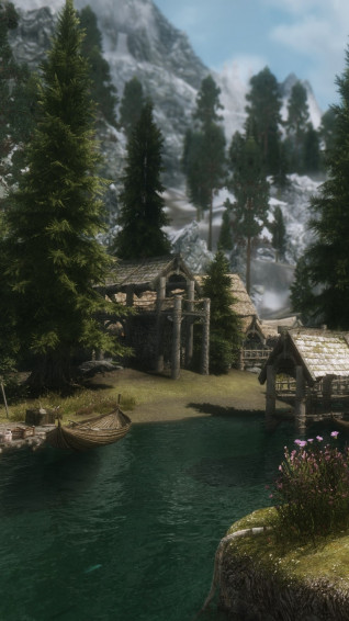 Skyrim iPhone Wallpaper