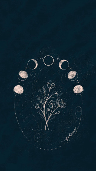 Moon Phases Wallpaper